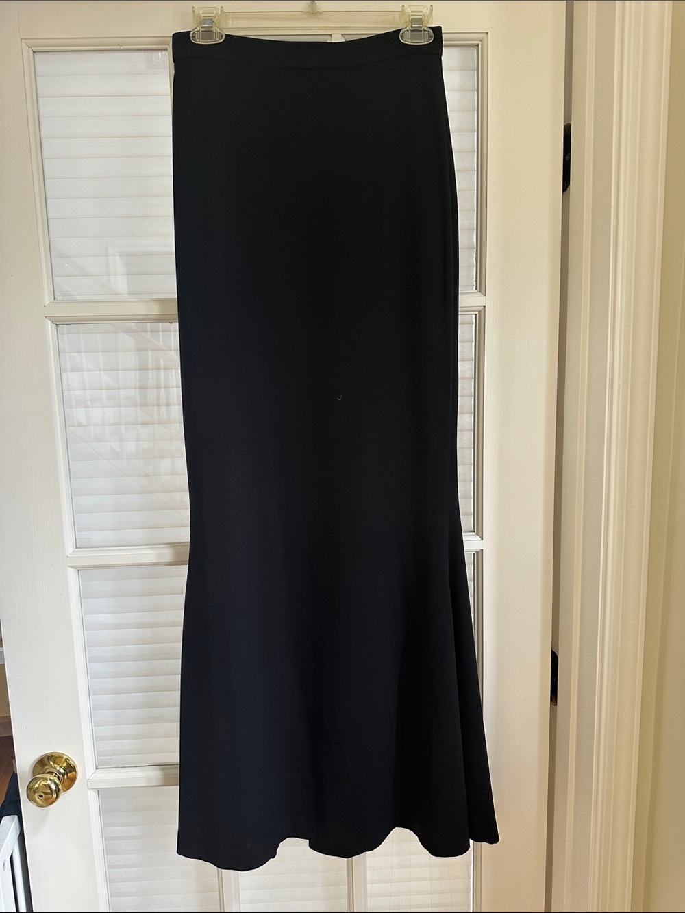 Banana republic black maxi skirt